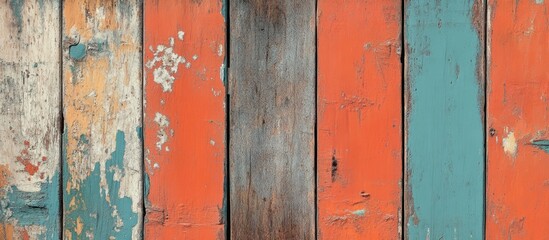 Obraz premium worn paint on wood. with copy space image. Place for adding text or design