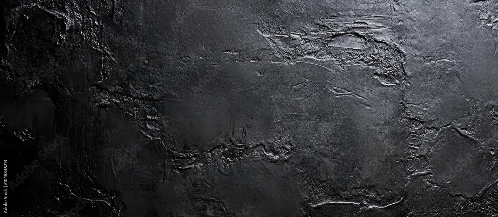 Leinwandbilder dark gray painted concrete wall texture. with copy space image. place for adding text or design