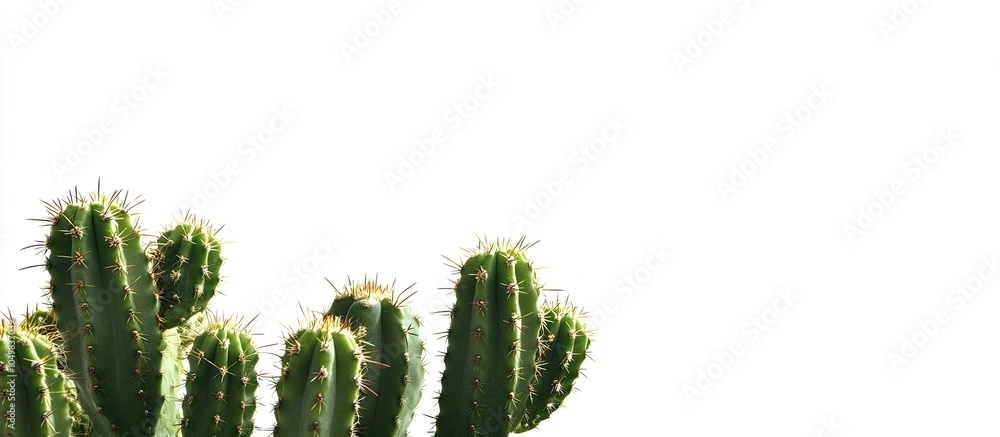Leinwandbilder cactus against a white background. with copy space image. place for adding text or design