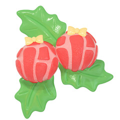 3D Christmas Pan Dulce