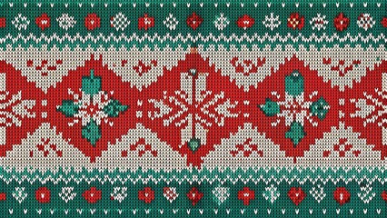 Christmas Fabric Snowflakes Pattern. Festive Fabric with Snowflakes. Christmas Snowflakes on Fabric Texture. Holiday Snowflake Fabric Background. Snowflakes Pattern on Fabric Design.