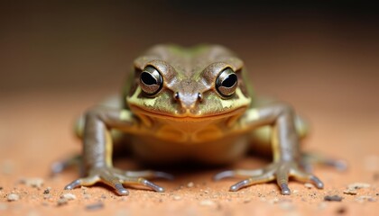  Curious amphibian in the wild