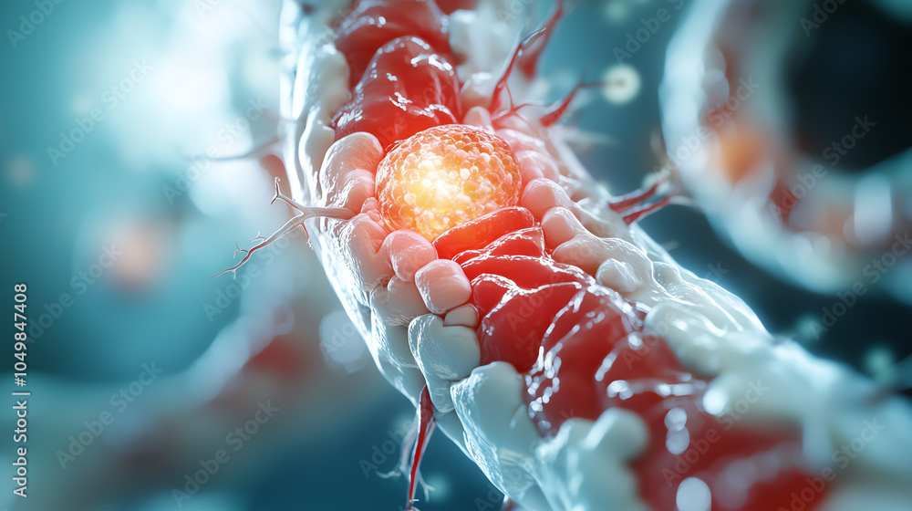 Poster microscopic visualization of cellular interactions in human blood understanding the complexity of li
