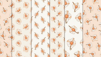  Elegant botanical pattern for your next design project