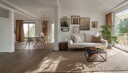 Architektur Modern Innenansicht Wohnen Zimmer Essen K&uuml;che M&ouml;beliert