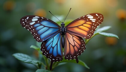  Vivid Butterfly in Natures Palette