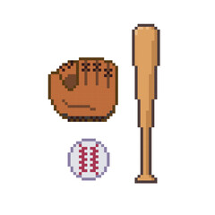 baseball item icon pixel art