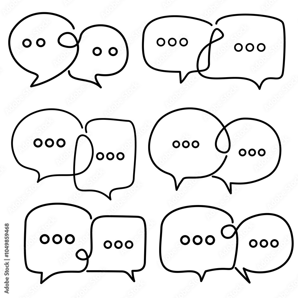 Poster chatbot ai robot assistance, speech bubble message communication icon. chatting dialogue flat design