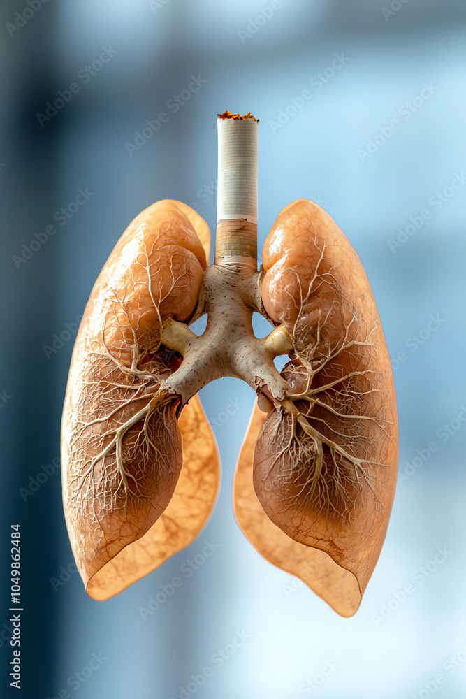 Poster exploring the intricacies of human lungs structure function and importance for respiratory health
