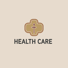 Obraz premium Health care vector logo design template 