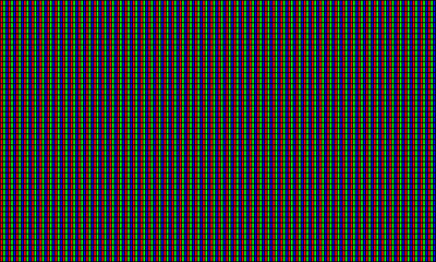 RGB pixel screen. LED display pattern with colored dots. Vector illustration.