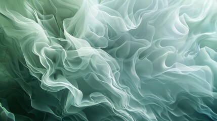Obraz premium Abstract blue and white smoke-like pattern. Gradient texture background. Flow and movement concept