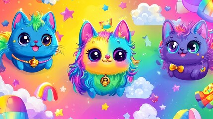 Fototapeta premium cat illustration
