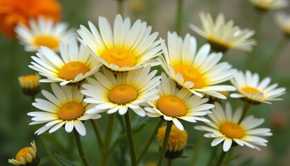 Obraz premium Blooming Joy A Field of Sunny Daisies