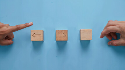 hand with puzzle