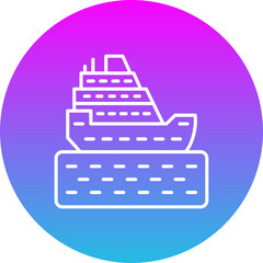 Naklejka premium Cruise Icon