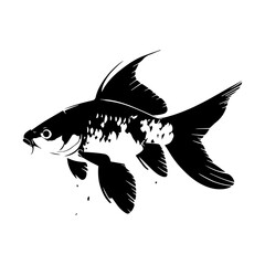 silhouette of a fish