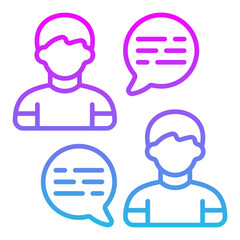 Fototapeta premium Chat Icon