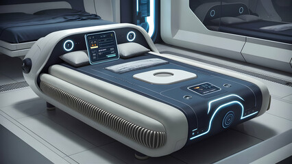 High tech smart bed
