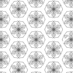 seamless pattern with flowers