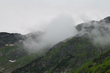Fototapeta premium beautiful fog in the mountains