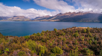 Fototapeta premium Lake Wakatipu Panorama New Zealand
