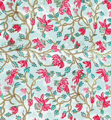 Ajrakh Pattern and block print and batik print Background digital printing textile pattern