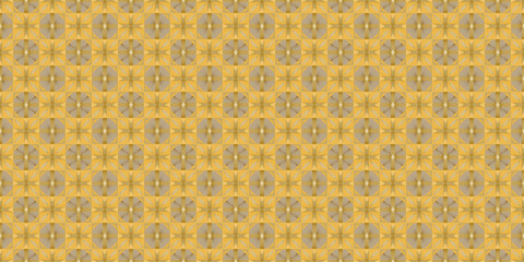 Golden Radiance: Geometric Pattern