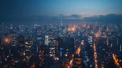 Obraz premium future city