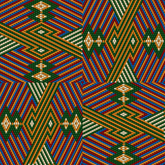   Pattern, ornament,  tracery, mosaic ethnic, folk, national, geometric  for fabric, interior, ceramic, furniture in the Latin American style.