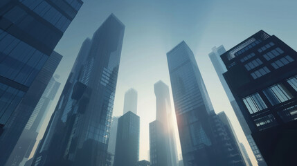 Fototapeta premium futuristic city
