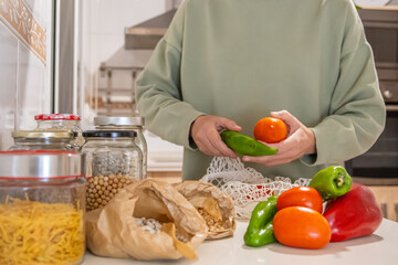 Discover The Power Of Plastic-Free Food Storage With Reusable Glass Jars And Eco-Friendly Mesh Bags, Perfect For Organizing Your Kitchen And Supporting Sustainable Living Choices.