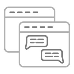 Fototapeta premium Forum Icon