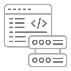 Fototapeta premium Hosting Icon