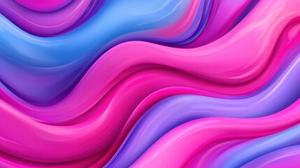 Fototapeta premium A colorful, wavy background with a pink and blue hue