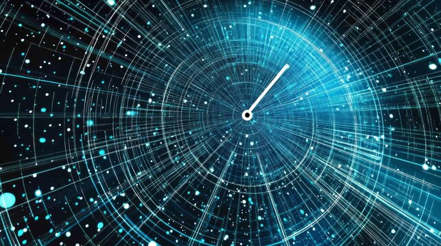 an image depicting space-time
