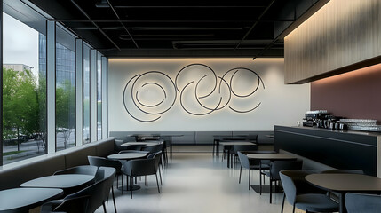 Modern Minimalist Coffee Shop Interior Design