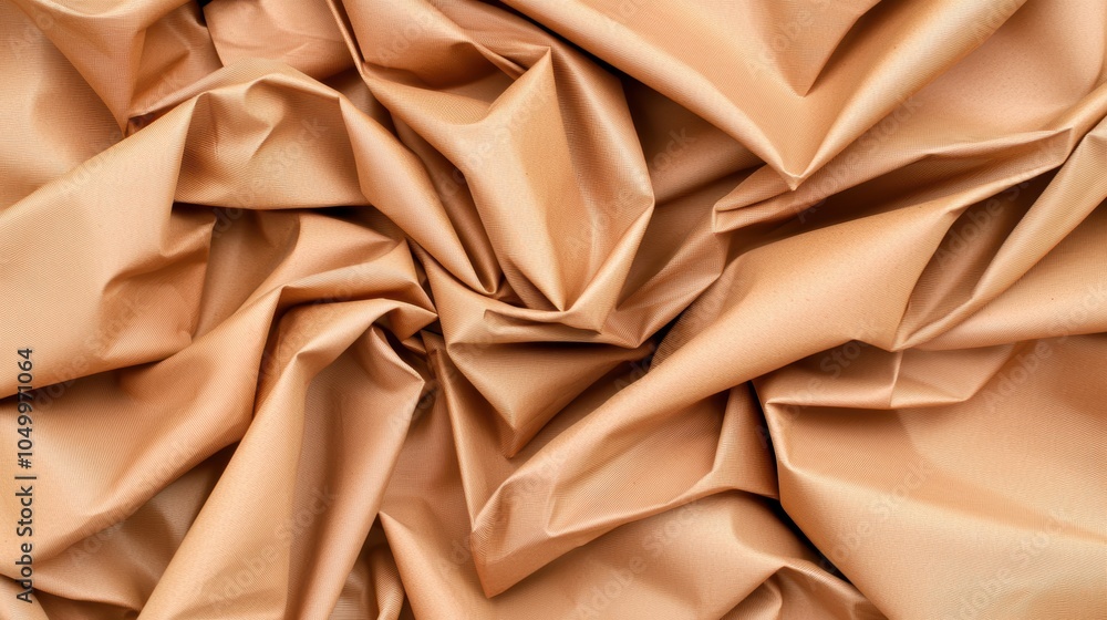 Poster a piece of fabric with a pattern of waves and swirls