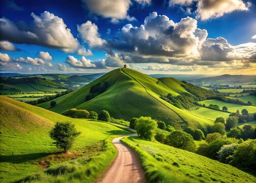 Capture Dorset's majesty: Colmers Hill landscape photography.
