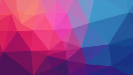 Vibrant geometric abstract background with colorful polygonal shapes