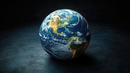 Blue Marble Realistic Earth Representation