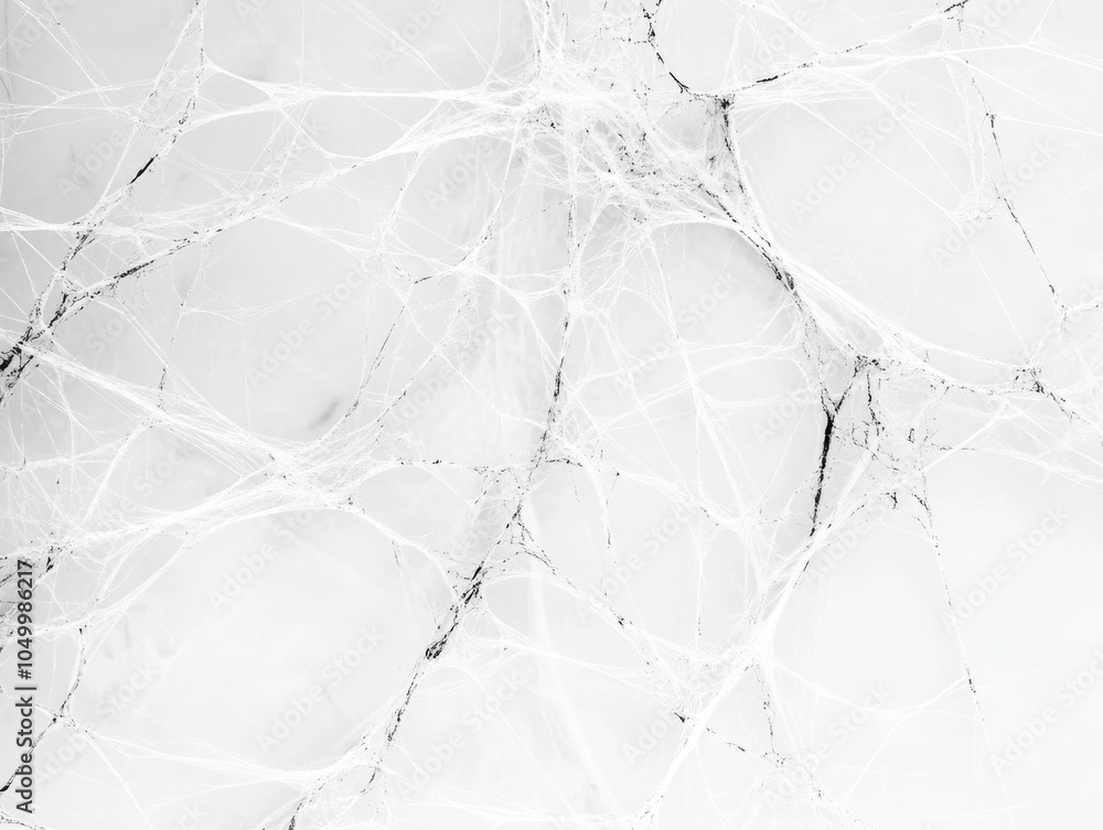 Poster spider web pattern is shown on a white background. the spider web is made up of many thin lines that