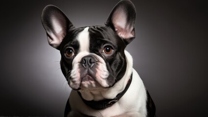 Fototapeta premium Frenchton. French Bulldog