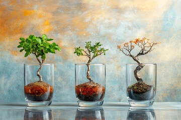 An inspiring concept illustrating how growth mindsets drive personal and professional success