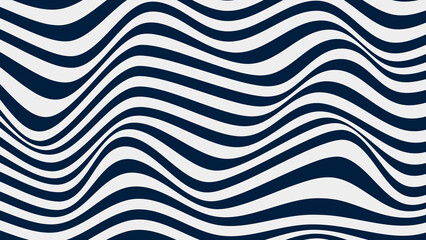 A black and white abstract wave background illustration.