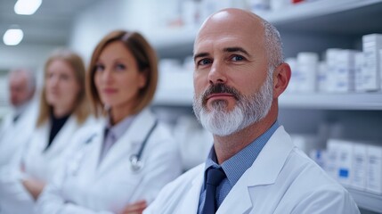 Pharmacists in Conference Room for Professional Discussion