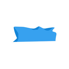 blue iceberg vector