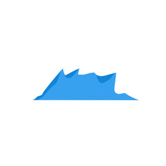 blue iceberg vector