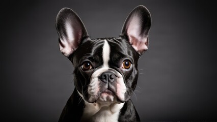 Fototapeta premium Frenchton. French Bulldog