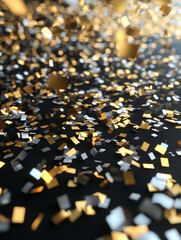 Fototapeta premium Sparkling confetti,